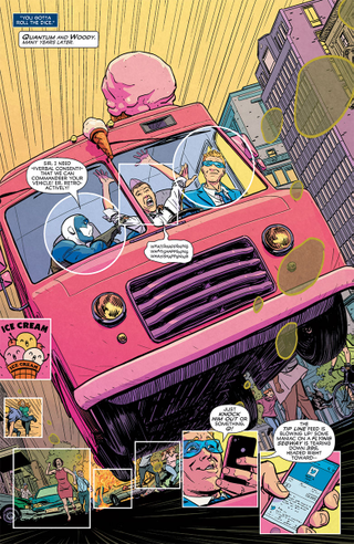 Image: Valiant Comics; Quantum & Woody #1 art by Kano